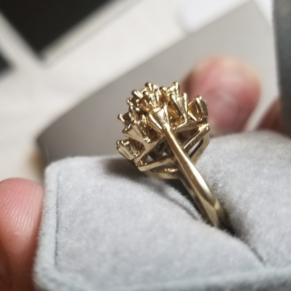 Vintage 18k GE ring - Picture 7 of 11